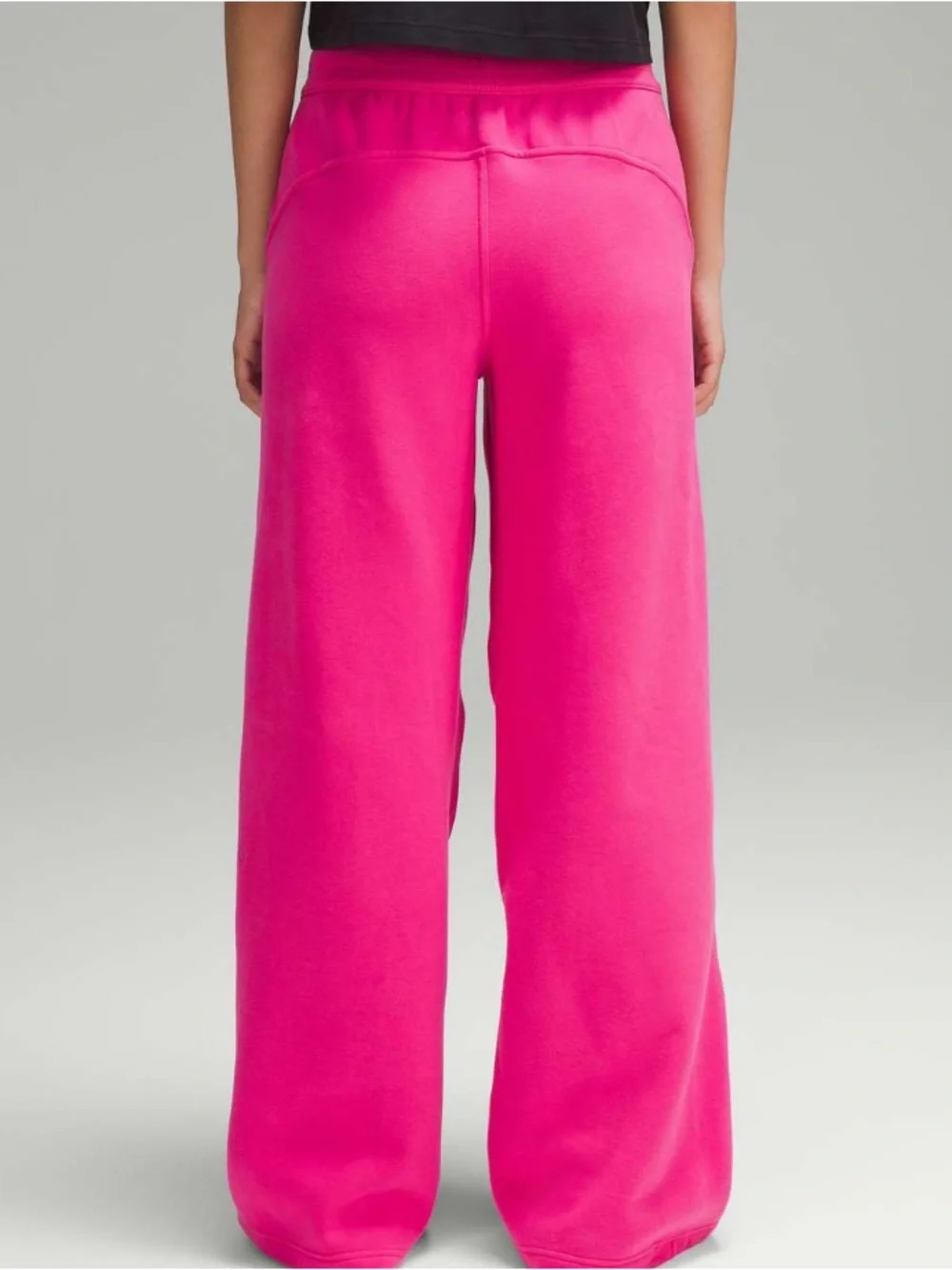 NWT Lululemon Scuba Mid-Rise Wide-Leg Pant Sonic Pink size 6